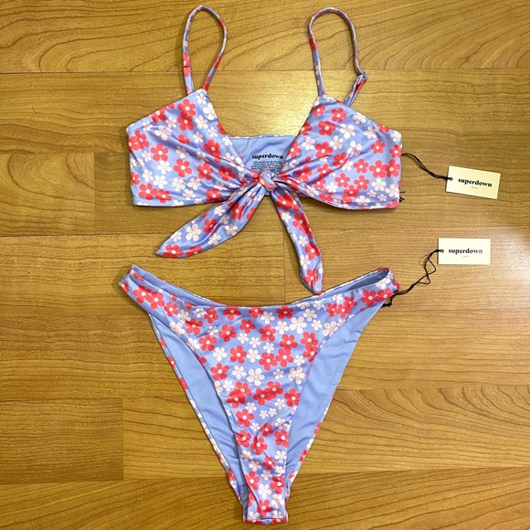 superdown Other - Superdown Sofia Bikini Top & Bikini Bottom Set